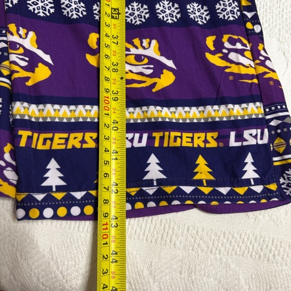 LSU Tigers Men's Medium Winter Holiday Pajama Bottoms Fandom Christmas - Picture 8 of 9